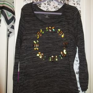 Bubble Bee Sequins Tee